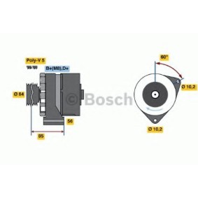 Lichtmaschine 0 986 033 900 von BOSCH günstig für 327,26 € online kaufen