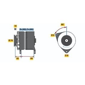 Lichtmaschine 0 986 036 770 von BOSCH günstig für 335,63 € online kaufen