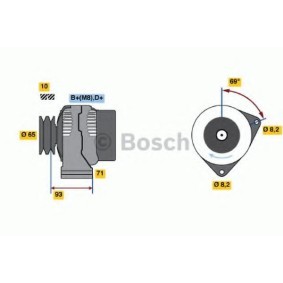 Lichtmaschine 0 986 039 180 von BOSCH günstig für 191,43 € online kaufen