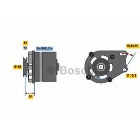 Lichtmaschine 0 986 039 501 von BOSCH günstig für 160,10 € online kaufen