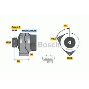 Lichtmaschine 0 986 039 730 von BOSCH günstig für 227,33 € online kaufen
