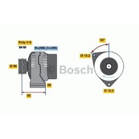 Lichtmaschine 0 986 039 780 von BOSCH günstig für 256,94 € online kaufen