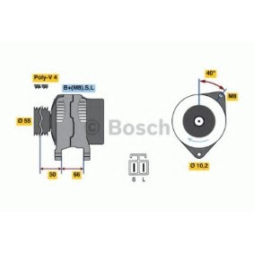 Køb Generator af BOSCH 0 986 040 900 til den lave pris 23597,68 DKK
