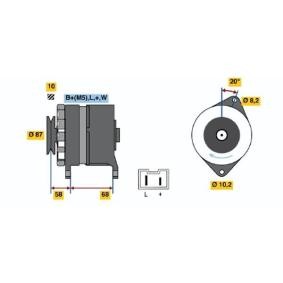 Lichtmaschine 0 986 042 061 von BOSCH günstig für 544,94 € online kaufen
