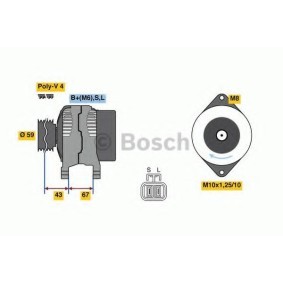 Lichtmaschine 0 986 080 520 von BOSCH günstig für 298,17 € online kaufen