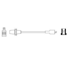 Zündkabel 0 986 356 076 von BOSCH günstig für 10,43 € online kaufen