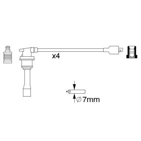 Zündleitungssatz 0 986 356 782 von BOSCH günstig für 52,97 € online kaufen