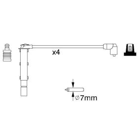 Zündleitungssatz 0 986 356 787 von BOSCH günstig für 16,23 € online kaufen