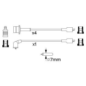 Zündleitungssatz 0 986 356 944 von BOSCH günstig für 36,79 € online kaufen