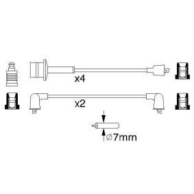 Zündleitungssatz 0 986 356 954 von BOSCH günstig für 34,99 € online kaufen