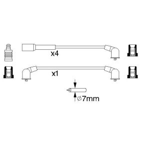 Zündleitungssatz 0 986 356 955 von BOSCH günstig für 23,26 € online kaufen