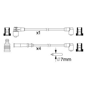 Zündleitungssatz 0 986 357 186 von BOSCH günstig für 46,99 € online kaufen
