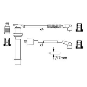 Zündleitungssatz 0 986 357 280 von BOSCH günstig für 60,83 € online kaufen