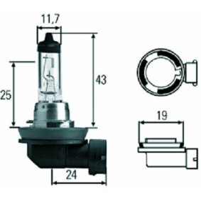 SKODA Glühlampe, Fernscheinwerfer von DIEDERICHS