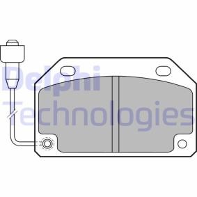Achetez des Plaquettes de frein DELPHI LP172 à prix pour 90,23 €