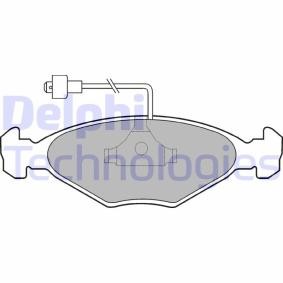 Achetez des Plaquettes de frein DELPHI LP212 à prix pour 11,68 €