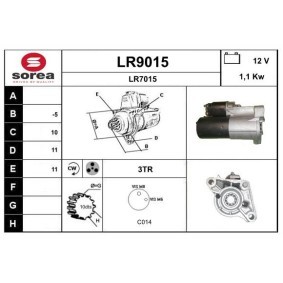 Acquista Motorino avviamento da SNRA LR9015 a buon mercato per soli 265,18 €