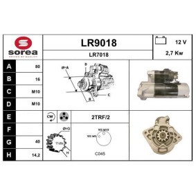 Acquista Motorino avviamento da SNRA LR9018 a buon mercato per soli 412,36 €