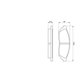 Compre Pastillas de freno de BOSCH online para Carry IX Camión de plataforma / Chasis a precios moderados