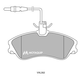 Compre Pastilhas de travão da MOTAQUIP LVXL352 a um preço baixo por 51,17 €