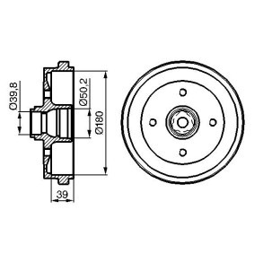 Bremstrommel 0 986 477 111 von BOSCH günstig für 53,98 € online kaufen