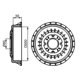 Bremstrommel 0 986 477 146 von BOSCH günstig für 99,43 € online kaufen