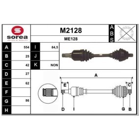 Antriebswelle M2128 von SNRA günstig für 249,80 € online kaufen