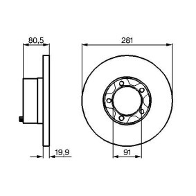 Bremsscheiben von BOSCH für LT 28-35 I Bus (281-363) günstig online kaufen