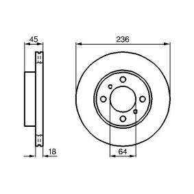 Achetez des Disque de frein de chez BOSCH en ligne pour Saga Iswara II à prix modérés