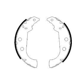 Bremsbackensatz 0 986 487 243 von BOSCH günstig für 33,98 € online kaufen