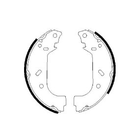 Bremsbackensatz 0 986 487 545 von BOSCH günstig für 31,83 € online kaufen