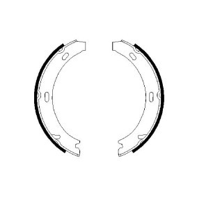Bremsbackensatz, Feststellbremse 0 986 487 647 von BOSCH günstig für 26,73 € online kaufen