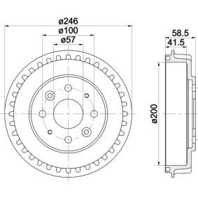 Bremstrommel MBD239 von MINTEX günstig für 94,56 € online kaufen