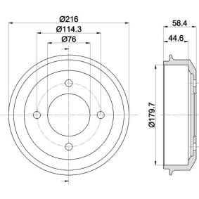 Bremstrommel MBD275 von MINTEX günstig für 32,98 € online kaufen