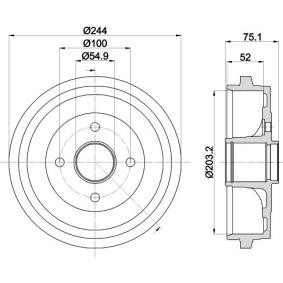 Bremstrommel MBD386 von MINTEX günstig für 58,71 € online kaufen