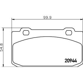 Bremsbeläge MDB1299 von MINTEX günstig für 1,18 € online kaufen