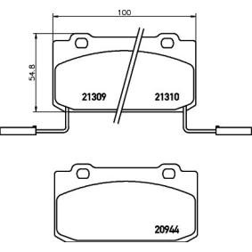Bremsbeläge MDB1636 von MINTEX günstig für 1,18 € online kaufen