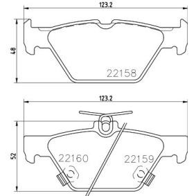 Bremsbeläge für SUBARU von MINTEX