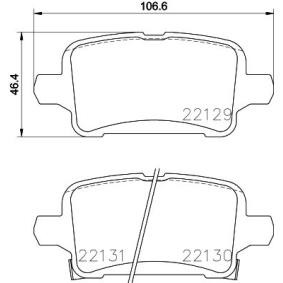 Bremsbeläge MDB3858 von MINTEX günstig für 47,77 € online kaufen
