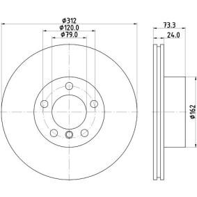 Bremsscheibe MDC2567 von MINTEX günstig für 67,82 € online kaufen