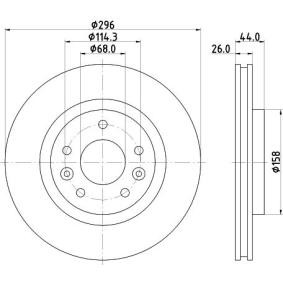 Bremsscheibe MDC2695 von MINTEX günstig für 62,86 € online kaufen