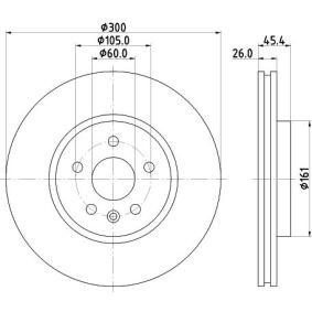 Bremsscheibe MDC2701 von MINTEX günstig für 58,15 € online kaufen