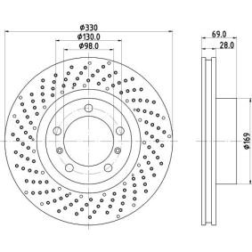 Bremsscheibe MDC2730L von MINTEX günstig für 87,57 € online kaufen