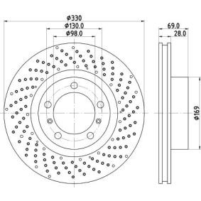 Bremsscheibe MDC2730R von MINTEX günstig für 113,11 € online kaufen