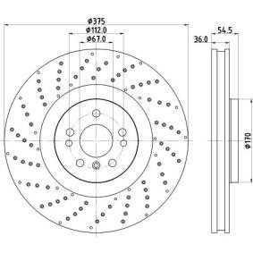 Bremsscheibe von MINTEX