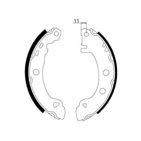 Bremsbackensatz MFR531 von MINTEX günstig für 29,61 € online kaufen