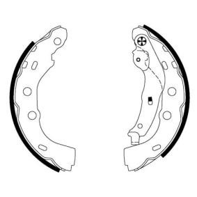 Bremsbackensatz für SUBARU von MINTEX