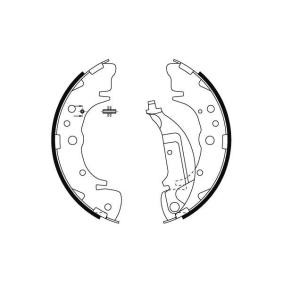 Bremsbackensatz für HYUNDAI von MINTEX