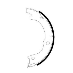 Bremsbackensatz, Feststellbremse MFR715 von MINTEX günstig für 69,61 € online kaufen
