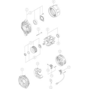 Acquista Alternatore da MAHLE ORIGINAL MG 573 a buon mercato per soli 350,98 €